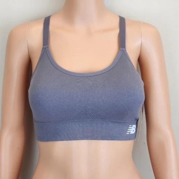 New Balance Gray Sports Bra - Picture 6 of 6